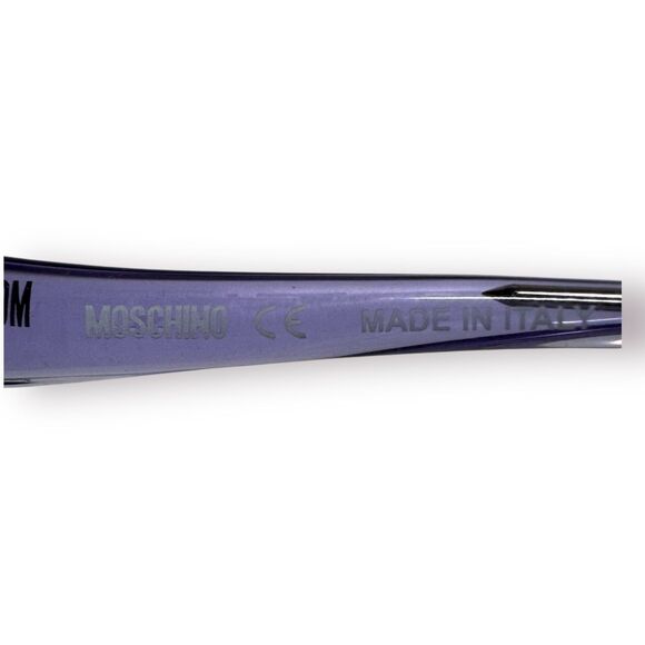 Moschino MO631 Purple Cat-Eye Eyeglasses Reading Glasses 57-15-140mm Rare - Picture 8 of 10